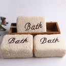 Useful Bath Sponge Shower Rectangle Soft Natural Fiber Brush Clean Rich FoamJR