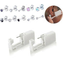 Disposable Easy Sterile Nose Piercing Gun Unit Piercing Nose Stud Ring Tool New