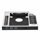 SATA 2nd HDD HD Enclosure Hard Drive Caddy Case Tray, Universal for 12.7mm  Z4E9