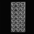 Bakeware Valentine'S Day Heart Shaped Plastic Chocolate Mold,Kitchen Chocol H6J5
