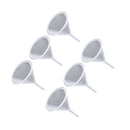6pcs Small Plastic Funnels for Filling Small Mini Bottles or Containers 40mm