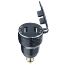 Aluminum DIN Motorcycle Charger 5V 2.1A Forr BMW Motorcycle F800 R1200 GS R120