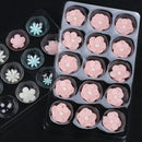 2X Fondant Flower Shaped Drying Mats Cake Molds Sugarcraft Baking Decor Tools JR