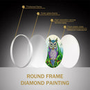 Owl DIY Diamond Painting Pink Tassels Special Shape Drill for Home Pendants