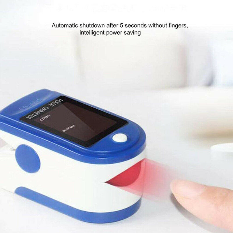 LED Digital Fingertip Pulse Blood Oximeter Finger Oximetro Home Monitor