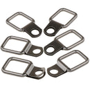 6pcs Steel D Ring Tie Downs for Jeep Wrangler Trunk Cargo