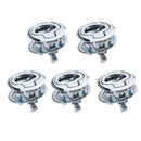 5pcs Marine Stainless Steel 316 Flush Pull Hatch Latch 45mm Boat Yacht