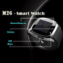 M26 Bluetooth WIFI Smart Wrist Watch Phone for IOS Android Black