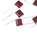 10pcs CBB 104J 630V 100NF 0.1UF P10mm Metallized Film CapacitorOZ