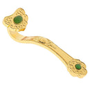Golden Ruyi Scepter Ornament Chinese Classical Amulet Home Office Decoration