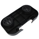 Chair Lawn Black Cup Holder For Zero Gravity Patio Lounge Pool Beach Side Tray--