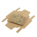 12 Set/Pack Color Printed Jewelry Necklace Packing Boxes Gift Box, Plum Blossom