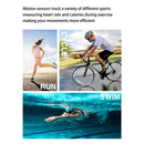 1.3inch Screen Smart Watch Blood Pressure Waterproof Fitness Tracker Black