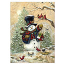 Christmas Snowman 5D DIY Round Diamond Painting Embroidery Kit Cross Stitch