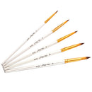 5 Pcs Painting Brushes Set Acrylic Oil Watercolor Paint Artist Paint Brush
