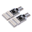 2 X Remote Control Colorful Car Lights 5050 12smd Reading Lights