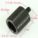 1 Pack Adapter Screw 5/8-inch Female to 1/4-inch Male Metal Durable Thread for