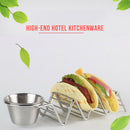 2Pcs/set Stainless Steel Food Holder with Cup Premium Quality Cooking Newest Use