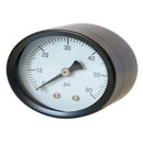 Mini Pressure Gauge For Fuel Air Oil Or Water Inch 0-60 PSI 0-4 Bar 1/4NPT QET