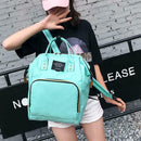 Mummy Maternity Backpack Large Capacity Baby Nursing Diaper Handbag (Green) A