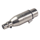 Mini XLR 3pin Female to XLR 3pin Female Speaker Audio Mic Connector Adapter Plug