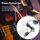 Piezo Pickup Set for Guitar Violin Ukulele and More with Other Accessories