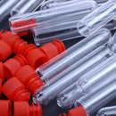 20 Pieces 60 * 12mm Plastic Centrifuge Tube Plastic Test Tube with Screw Ca I6T5