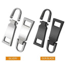20 Pieces Zipper Pull Tabs Replacement Heavy Duty Zip Fixer Zipper Tags Rep