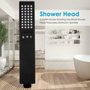 3 Outlet Modes Rotating Handheld Shower Head Pressurized Bathroom Sprinkler