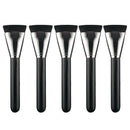 5Pcs Color Women Professional Cosmetic Flat Contour Brush Face Blend Makeup