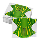 100 Pcs Nail Forms French Design Extension DIY Guide Tool Nail Art Tips Set