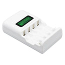 Smart LCD screen 4 slot chargeur de batterie pour AA/AAA Ni-MH/ni-CD EU plug ME