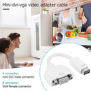 Mini DVI to VGA Adapter Mini-DVI Male to VGA Female Video Adapter Cable