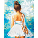 5D DIY Full Drill Diamond Painting Ballet Girl Cross Stitch Embroidery Set