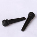 Set 6pcs Black Ebony Bridge Pins with Shell Dots for Acoustic Guitar Quality