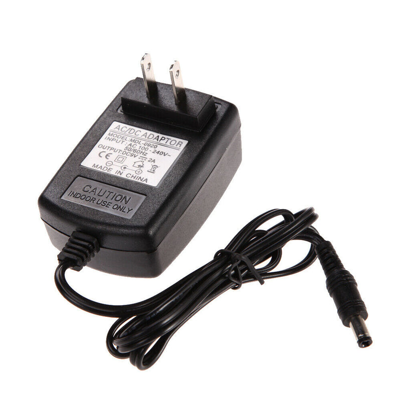 AC 100-240V Converter Adapter DC 5.5 x 2.5MM 9V 2A 2000mA Charger