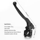 Aluminum Left 7/8 Inch Handlebar Clutch Lever for Pit Dirt Bike ATV (Black)