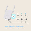 Wifi Repeater Wireless Router 300Mbps Range Extender Signal Booster w/ 4 Antenna