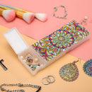 DIY Mandala Special Shaped Diamond Painting 2 Grids Students Pencil Case