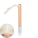 Wooden Handle Remover Nose Pore BlackHead Clear Brush Cleaning Facial Brushe B^X
