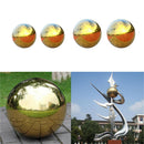 Pack of 4 Golden Stainless Steel Gazing Ball Seamless Mirror Balls Sphere Hollow