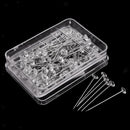 85pcs Clear Quilting Pins Artificial Diamond Head Sewing Pins for DIY Craft