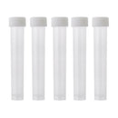 5pcs Premium 10ml Graduated Cryovial Test Tube Sample Vial w/ Screw Caps