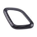 Carbon Fiber Style Front Row Headrest Button Cover Trim fit for BMW X3 G01 2018