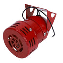 AC 220V Red Metal Motor Driven Air Raid Siren Horn Alarm