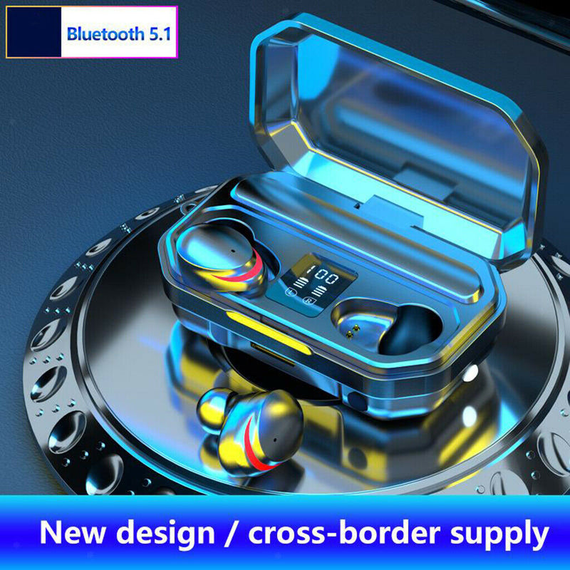 Wireless Bluetooth Earphones Headphones Earbuds Sport Gym for Phone