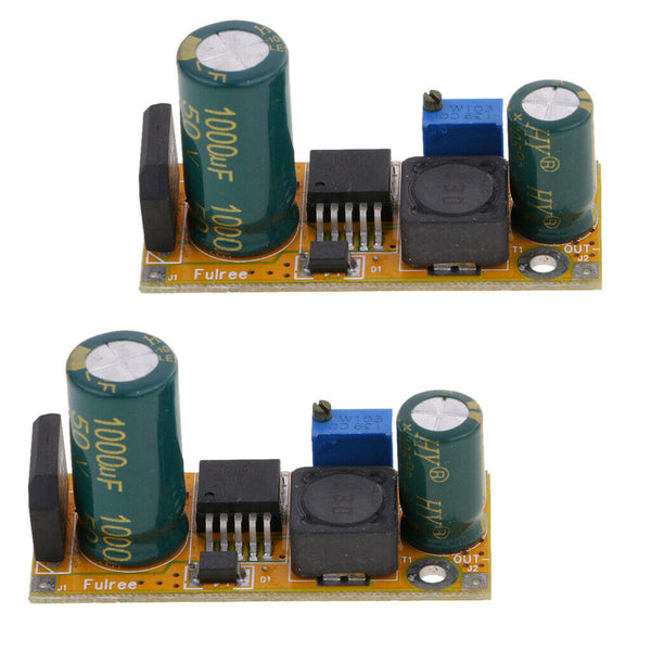 2Pcs LM2596 DC-DC AC 24V to DC 12V Step Down Buck Converter Voltage Regulator