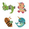 DIY Full Drill Round Cartoon Animal Diamond Painting Xmas Children Stickers