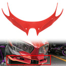 ABS Motorcycle Winglet Front Fairing Cover for Kawasaki Ninja250 18-19 Red