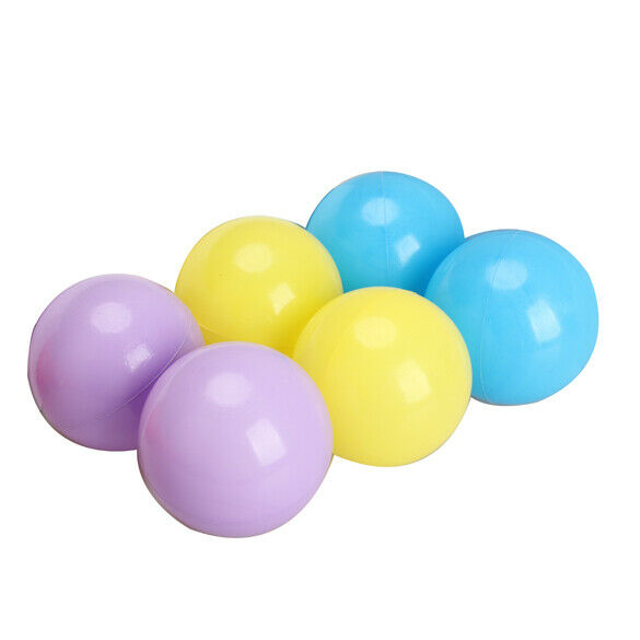 10pcs 8cm Soft Plastic Ocean Ball Colorful Ball Fun Ball Kids Swim Pit Toys